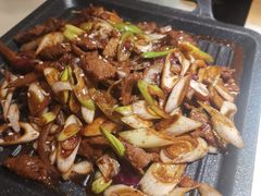 葱爆牛肉-绿茶餐厅(西单老佛爷店)