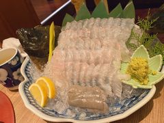 左口鱼活鱼刺身-小山日本料理(太古汇店)