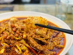 椒麻鸡-洪平血旺椒麻鸡雅鱼饭店(熊猫大道店)