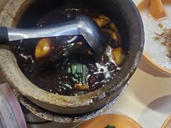 宫保鱼片-长城砂煲田鸡粥