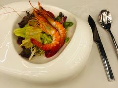 虾肉沙拉-悦禧耕岛酒店·指月坞餐厅·旺山特色农家乐