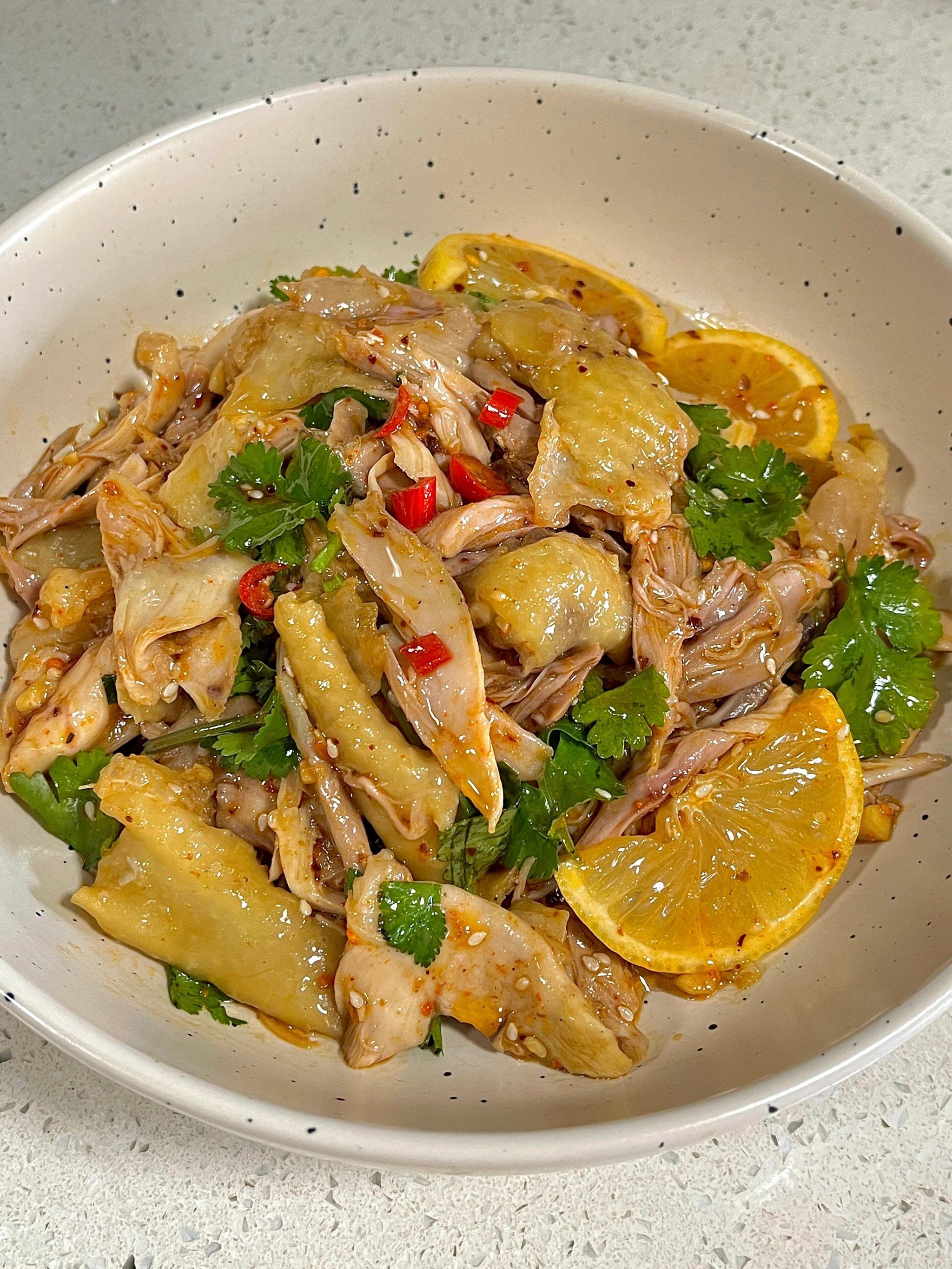 超好吃的柠檬手撕鸡