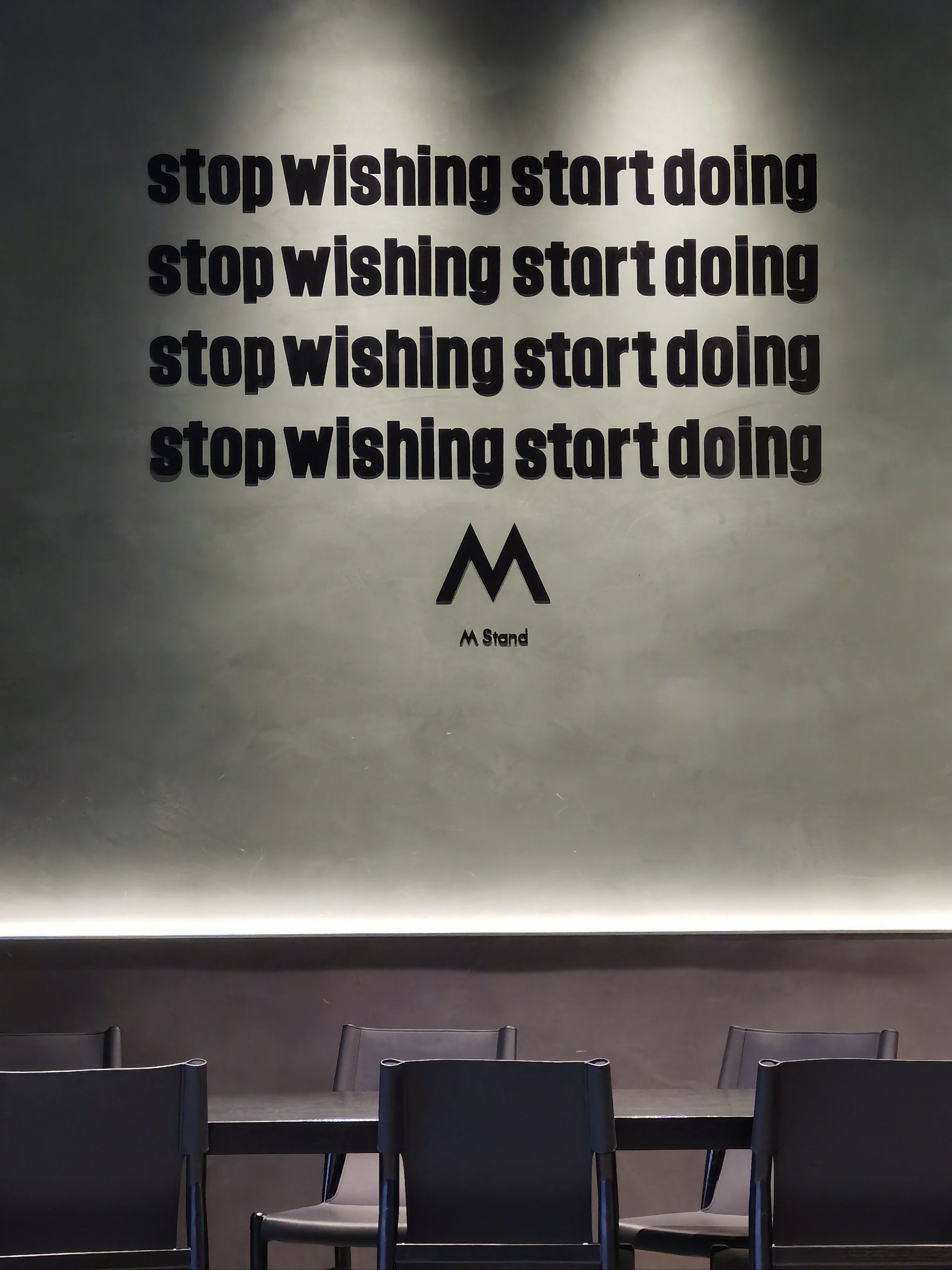 stop wishing start doing