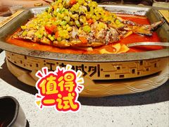 豆豉味烤鱼-江边城外烤全鱼(方庄时代购物中心店)