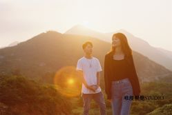 海边绿景客片-巴黎婚纱摄影工作室