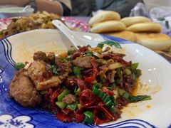 滚刀肉辣皮子夹馍-新疆巴州金丝特餐厅(大钟寺店)