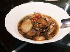 香茅蒜香油焖牛肝菌鲜贝-杭州西子湖四季酒店·金沙厅