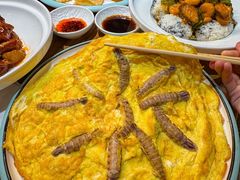 -东来菜馆•手抓海鲜家常菜•海鲜锅贴(鸽子窝店)