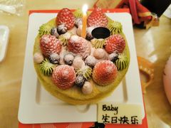 牛奶草莓抹茶千层-36抹茶·千层与鲜果茶(欢乐海岸店)