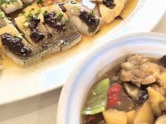 双椒蒸大黄花鱼-天顺渔港·海景餐厅(星海广场店)