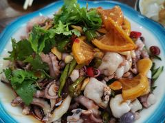捞汁八爪鱼-叶存利海鲜大馅饺子(海宁路总店)