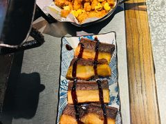 探鱼手工鸳鸯糍粑-探鱼·鲜青椒爽麻烤鱼(朝阳悠唐广场店)