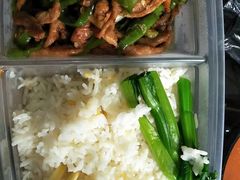 青椒肉丝饭-港久茶餐厅(鹭洲里店)