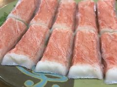 招牌生吃蟹肉-东镇老火锅(长春路首店)