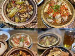咸鱼鸡粒茄子煲-熠盛粤味(永康路店)