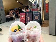 手炒黑金莓桑冰-喜茶(深圳万象城黑金店)
