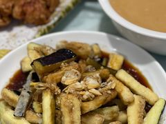 蛤蜊肉拌茄子-华春餐馆(鱼山路店)