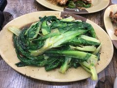 豆豉鲮鱼炒油麦-贞姨美食·老字号海鲜大排档