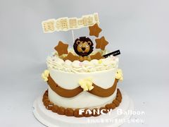 -卡比儿童蛋糕·心意定制·低脂零卡糖动物奶油FancyBALLOON(滨海店)