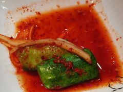 腌辣黄瓜-青松馆韩国料理(香港中路佳世客店)