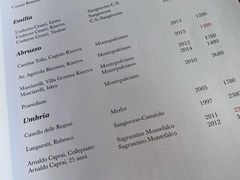 菜单-8½ Otto e Mezzo BOMBANA(洛克外滩源店)