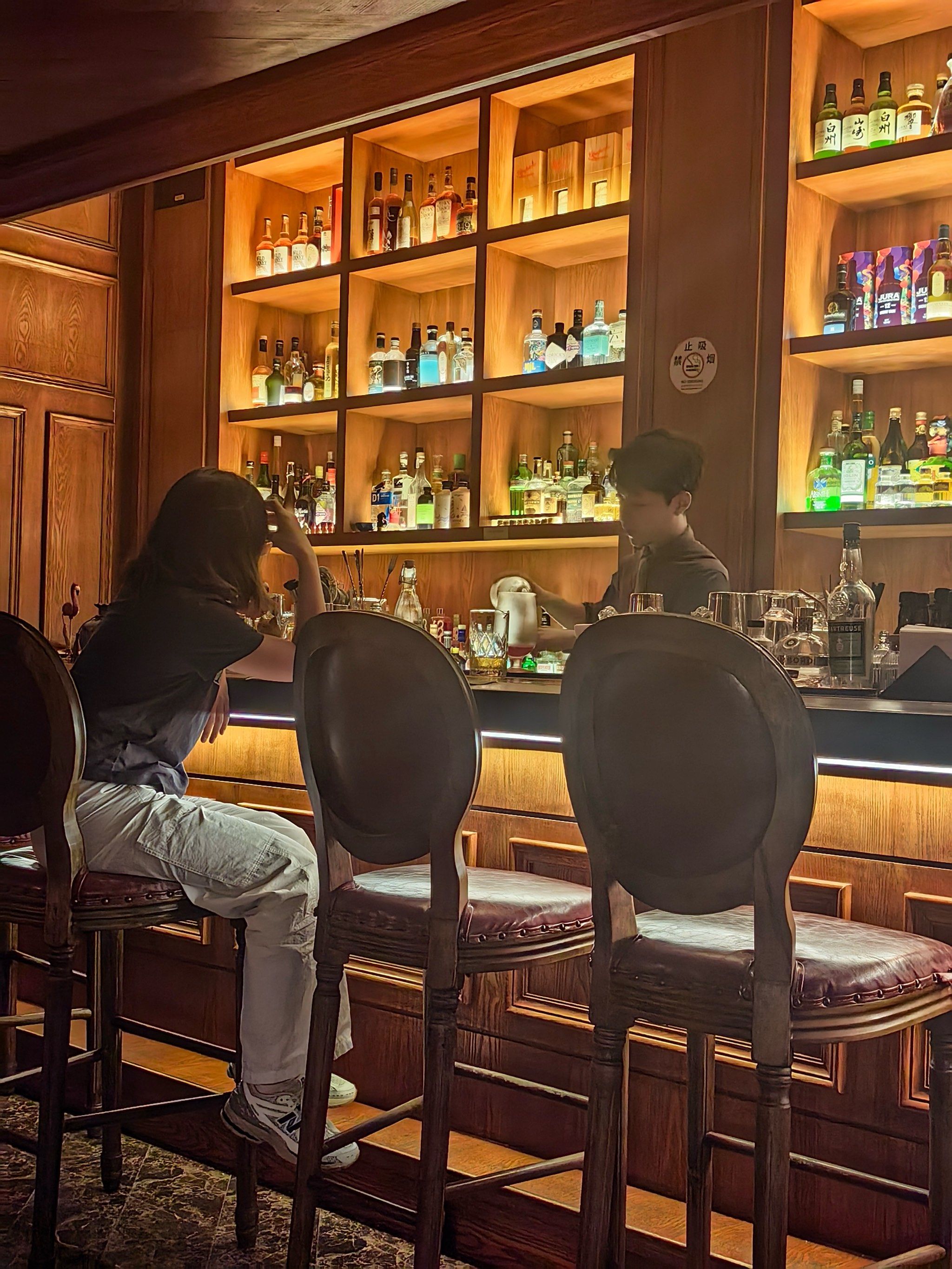 好喝,很专业,调酒师很棒#威士忌酒吧
