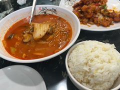 海鲜辣汤饭-桃园中华料理炸酱面(燕儿岛路店)