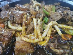 羊肉炕锅-夏都地标马一刀烤肉美食城