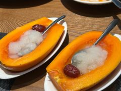 应季木瓜鲜炖雪蛤-紫阳海鲜楼·传承闽味(长乐路总店)