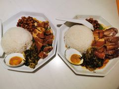 香港豉油鸡拼黑叉烧饭-金戈戈香港豉油鸡(皇庭广场店)