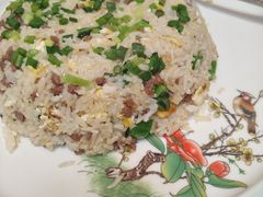 招牌牛肉菜心粒炒饭-山水茶艺馆·点心粤菜·30年老字号