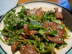 秘制香醋拌牛肉-金苑酒家·客家菜·广东老字号(万象店)