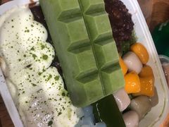抹茶生乳かき氷-WONDER ICE 萬得冰田(建設路总店)
