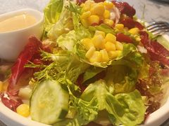 田园蔬菜沙拉配芝麻酱-肴约·花园式餐厅(湖里店)