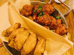 炸鸡翅一半一半-富乐满韩国正宗炸鸡韩国料理(虹泉路店)