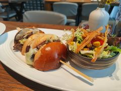 双层焦香和牛芝士汉堡-盐说Salt Talk北美风味西餐厅(海上世界店)