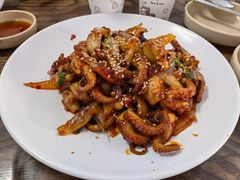 辣炒小章鱼-三清洞疙瘩汤