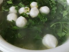 菊叶鱼丸汤-丁老爷子苏香圆
