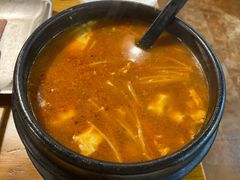 海鲜元嫩豆腐汤-同堂韩国料理炭火烤肉(彩虹广场店)