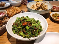榄菜肉末四季豆-潮粥荟·潮汕砂锅粥(朝阳大悦城店)