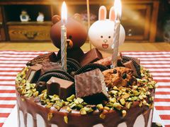 line巧克力蛋糕-半勺舒舒生日蛋糕店