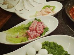 冰冻脑花-好汉锅园林秘制老火锅 柴火霸王鸡(金沙店)