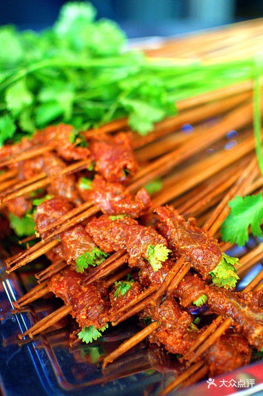 五味缘钢管厂小郡肝串串香香菜牛肉图片 - 第2张