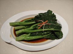 白灼广东芥兰-香港池仔记肠粉王(博多新记襄阳南路店)