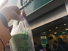 抹茶奶茶➕布丁大杯-1点点(开元店)
