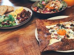 鸡蛋蘑菇熏肉荞麦可丽饼-RAC BAR(安福路店)