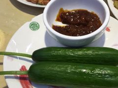 小黄瓜蘸酱-天津乾毓德饭庄·清真传统炒菜·海鲜烧烤(咸阳路店)