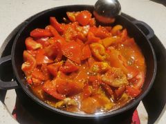 -贵州辣子鸡番茄鸡