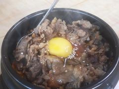 肥牛石锅拌饭-韩聚园韩国料理(文灶店)