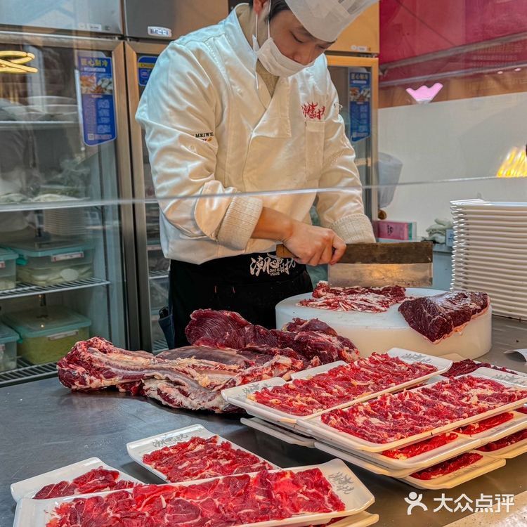 他们家的牛肉是秦川牛每天屠场送过来的